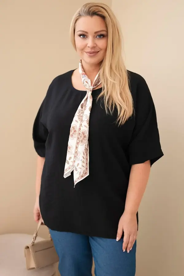 Kesi Włoski Ženska bluza Kesi Włoski, crna