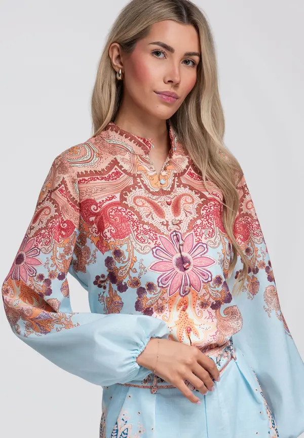 Ombre Ženska bluza s ukrasnim printom