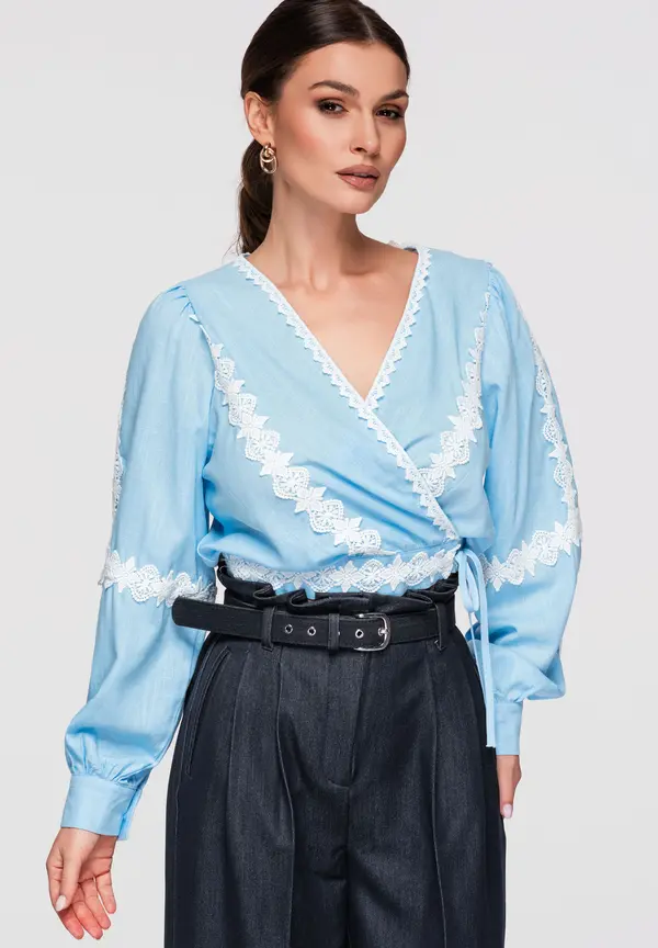 Edoti Ženska bluza s vezicom u struku