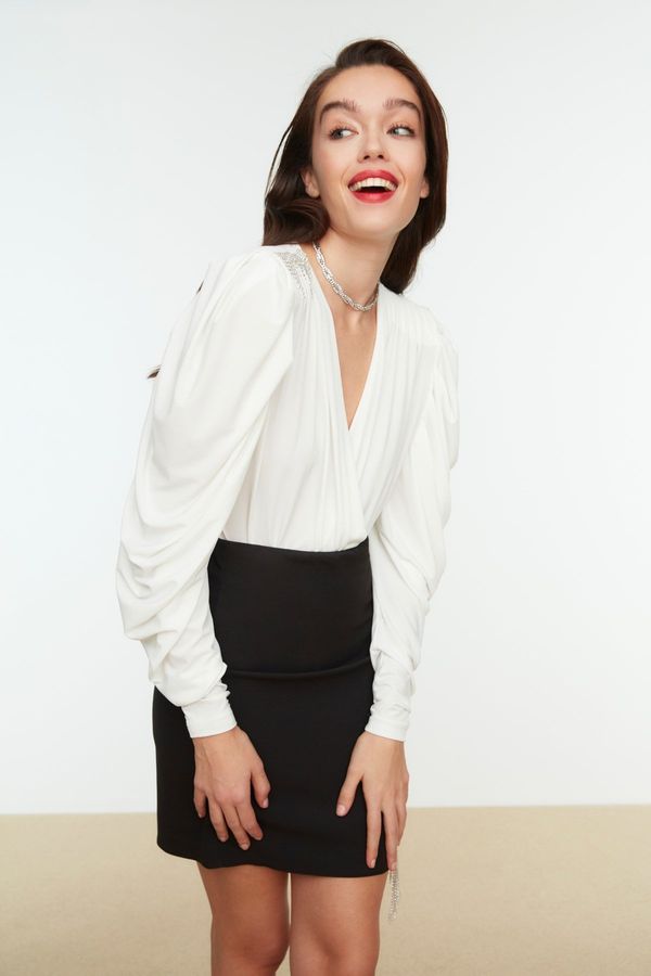 Trendyol Ženska bluza Trendyol Ecru