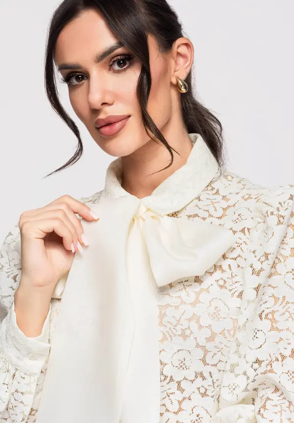Edoti Ženska čipkasta bluza Edoti