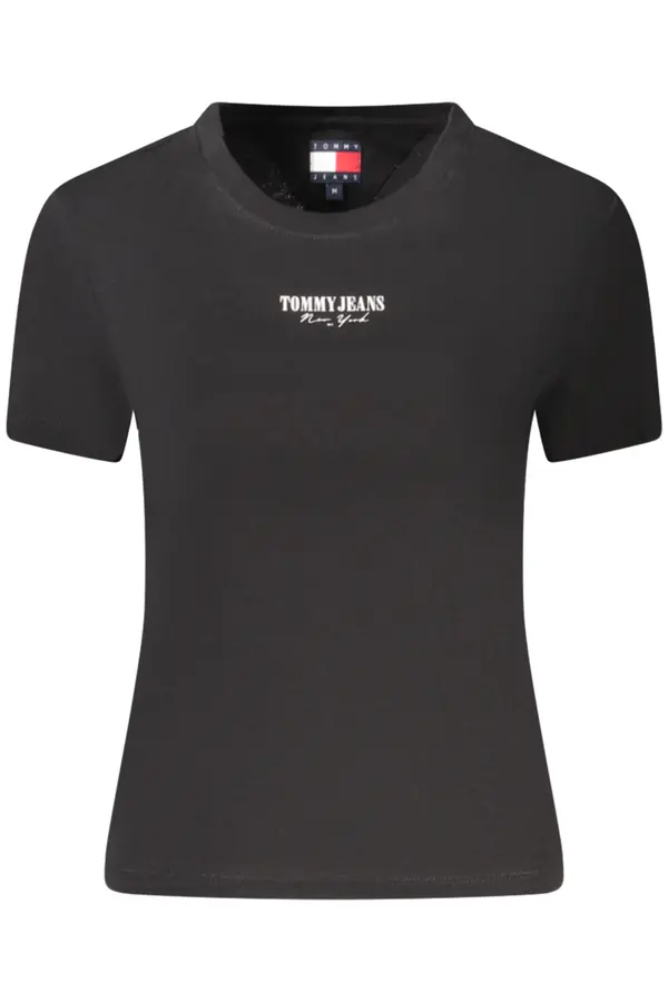 Tommy Hilfiger Ženska crna majica kratkih rukava