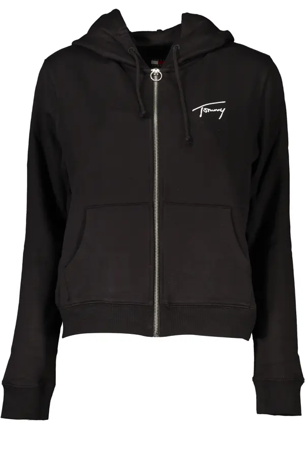 Tommy Hilfiger Ženska crna majica s patentnim zatvaračem Tommy Hilfiger