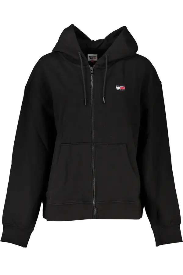 Tommy Hilfiger Ženska crna majica s patentnim zatvaračem Tommy Hilfiger