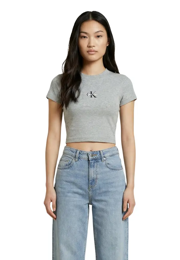 Calvin Klein Ženska crop majica kratkih rukava Calvin Klein Jeans