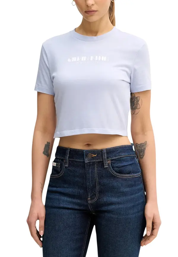 Calvin Klein Ženska crop majica kratkih rukava Calvin Klein Jeans