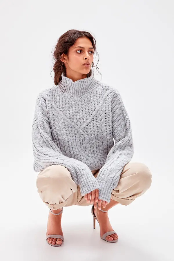 Trendyol Ženska dolčevita Trendyol Knitwear