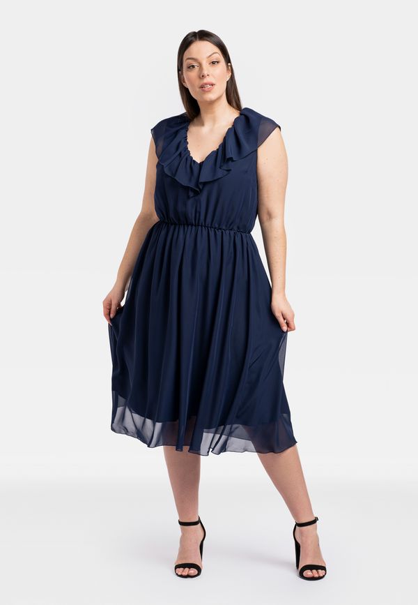 Karko Ženska haljina Karko Navy Blue