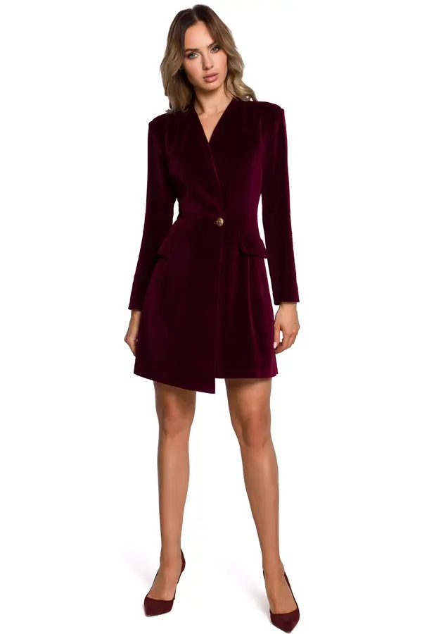 Made Of Emotion Ženska haljina Made Of Emotion Made_Of_Emotion_Dress_M562_Maroon