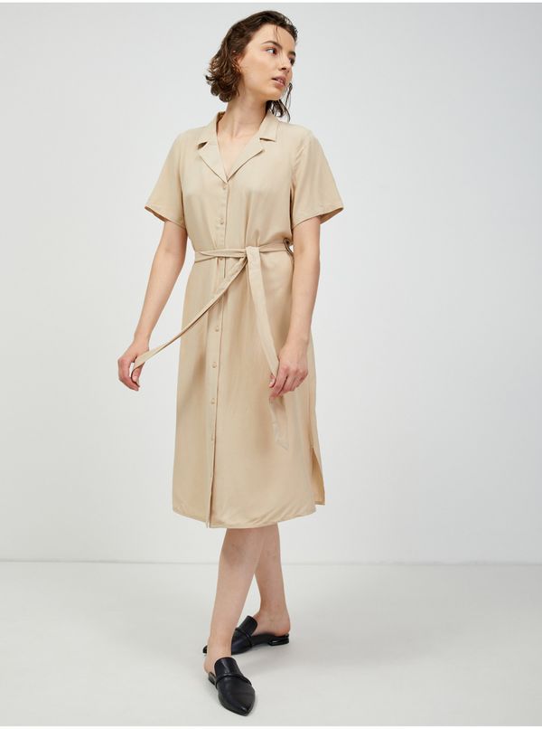 Pieces Ženska haljina Pieces Beige