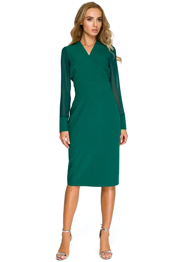 Stylove Ženska haljina Stylove S136 Crna