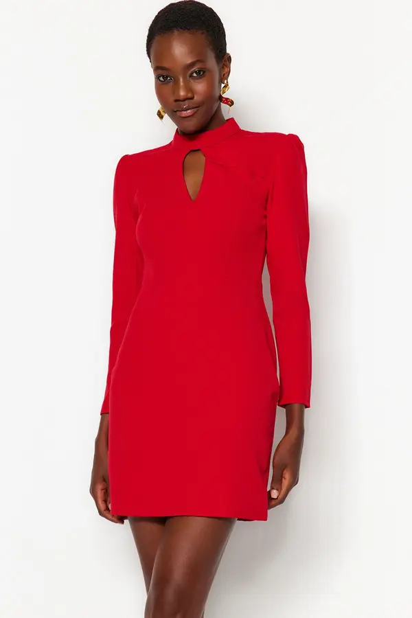Trendyol Ženska haljina Trendyol Collar Detailed