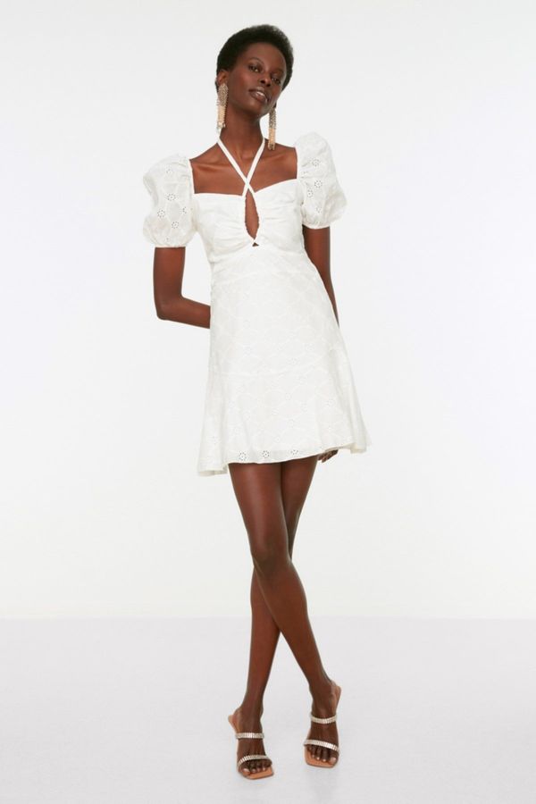 Trendyol Ženska haljina Trendyol Ecru