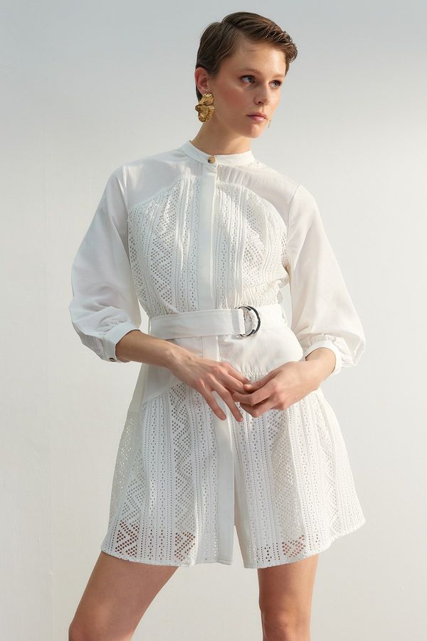 Trendyol Ženska haljina Trendyol Ecru