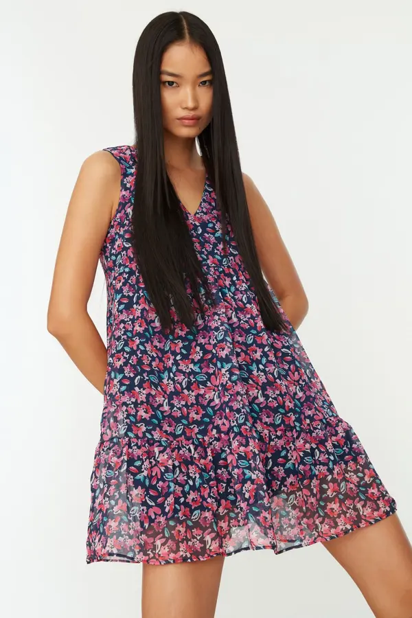 Trendyol Ženska haljina Trendyol Floral Patterned