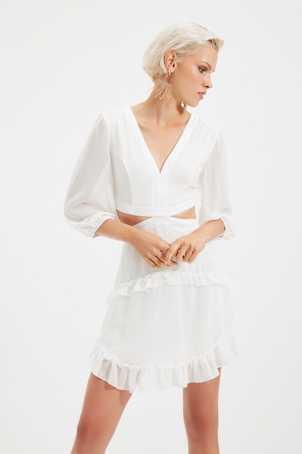 Trendyol Ženska haljina Trendyol Frill Detailed