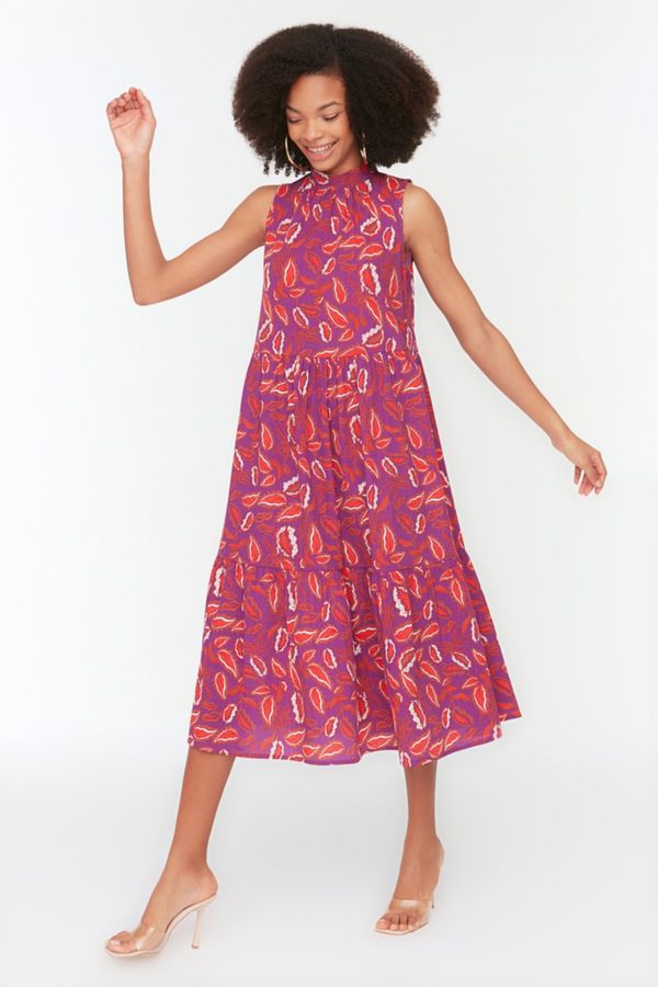Trendyol Ženska haljina Trendyol Multi-color patterned