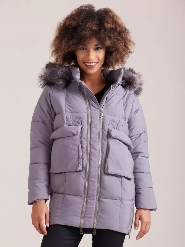 Fashionhunters Ženska jakna Fashionhunters Hooded