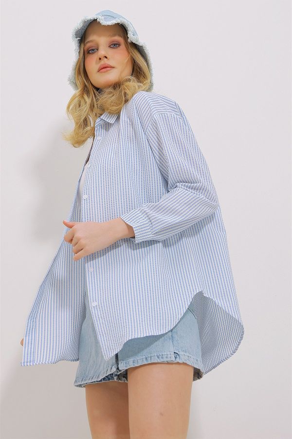 Trend Alaçatı Stili Ženska košulja Trend Alaçatı Stili