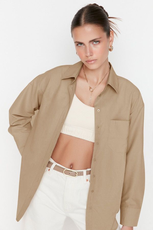 Trendyol Ženska košulja Trendyol Boyfriend