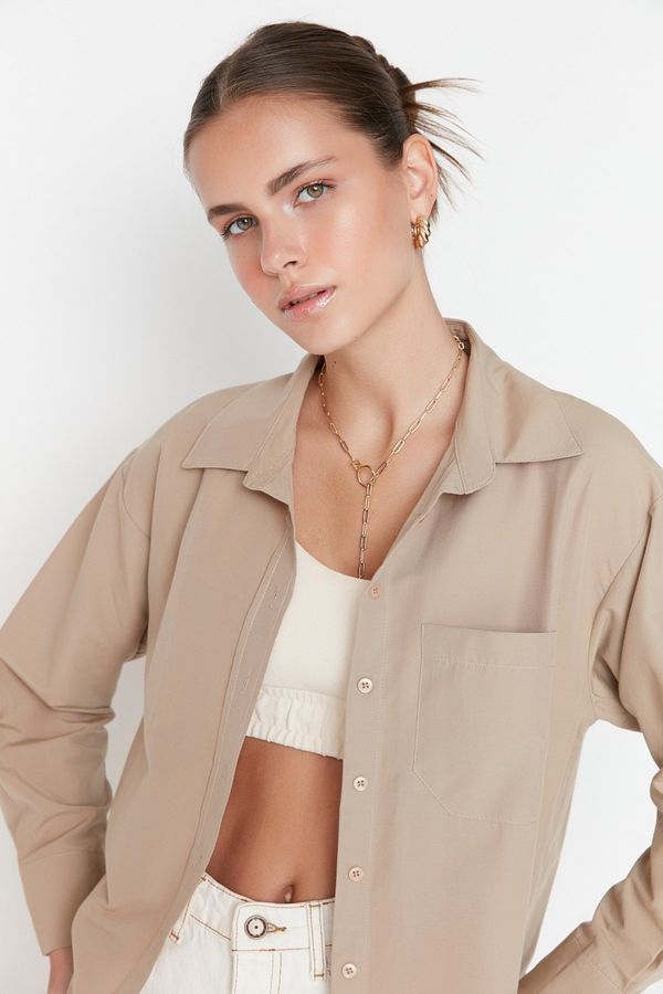 Trendyol Ženska košulja Trendyol Boyfriend