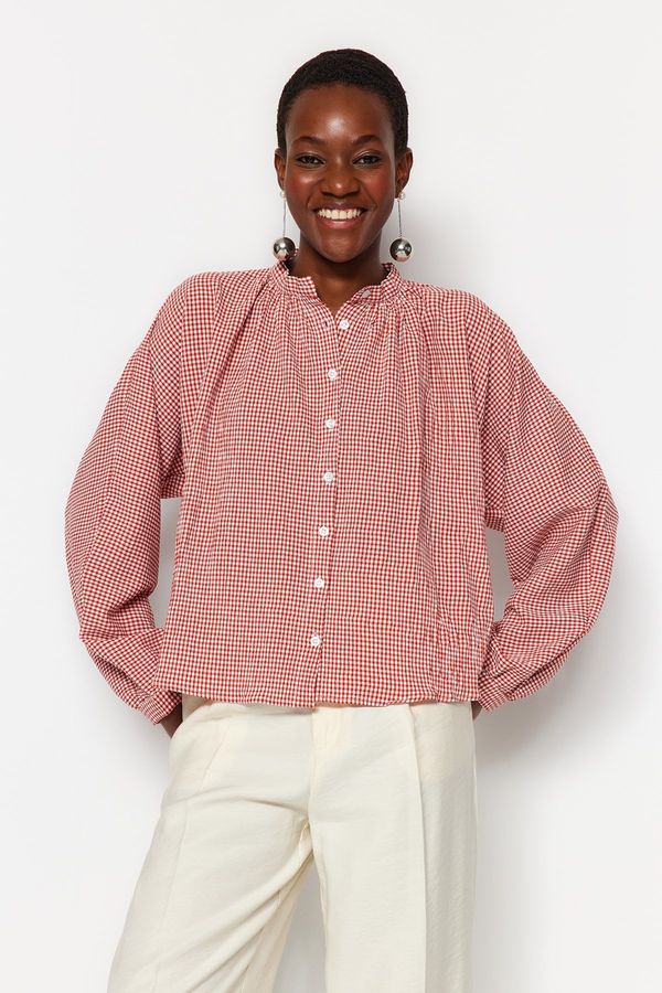 Trendyol Ženska košulja Trendyol Plaid