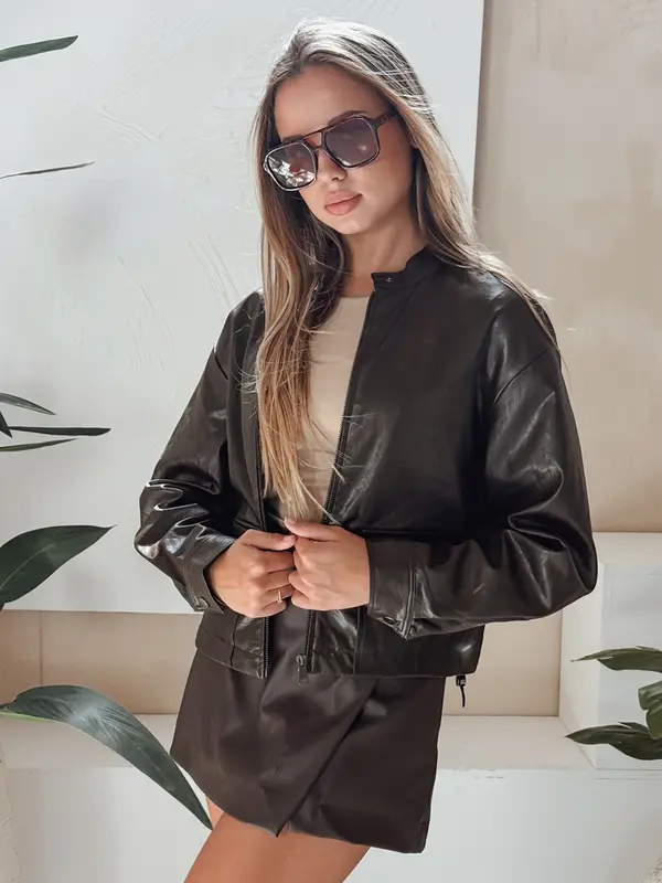 DStreet Ženska kožna torba preko ramena u smeđoj boji