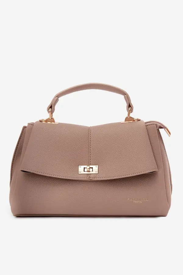 FLORA & CO Ženska kožna torbica Flora&amp;Co bež boje Sybella