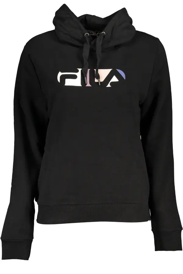 Fila Ženska majica FILA bez patentnog zatvarača, crna