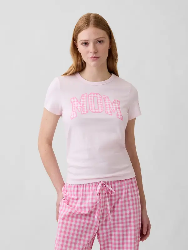 GAP Ženska majica GAP s natpisom Mom