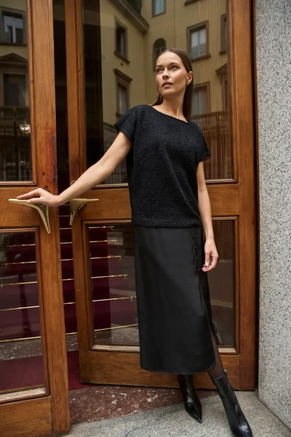 Marisse Ženska majica kratkih rukava Marisse crna