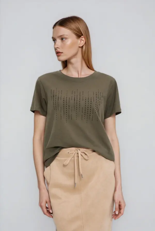 Marisse Ženska majica kratkih rukava Marisse D. Olive