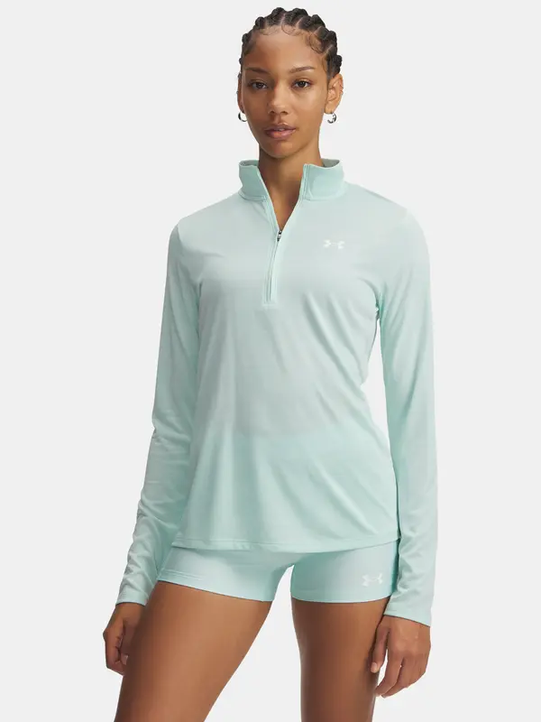 Under Armour Ženska majica kratkih rukava Under Armour Tech s 1/2 patentnim zatvaračem