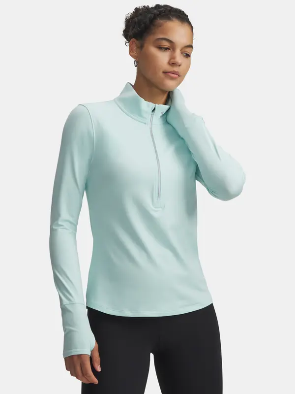 Under Armour Ženska majica kratkih rukava Under Armour UA Launch Pro s pola patentnog zatvarača