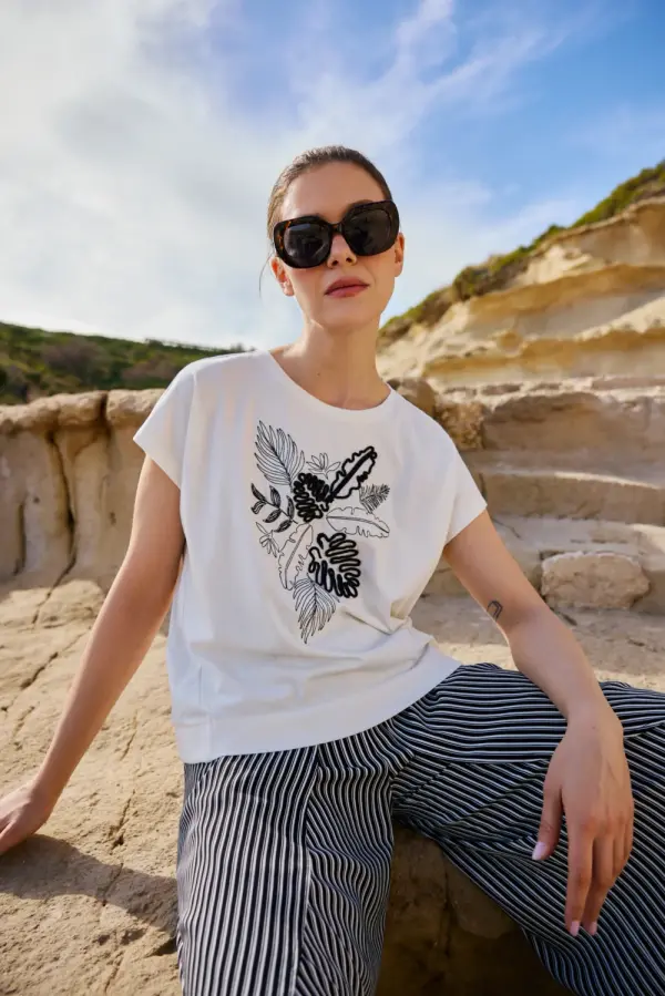 Marisse Ženska majica Marisse Off White