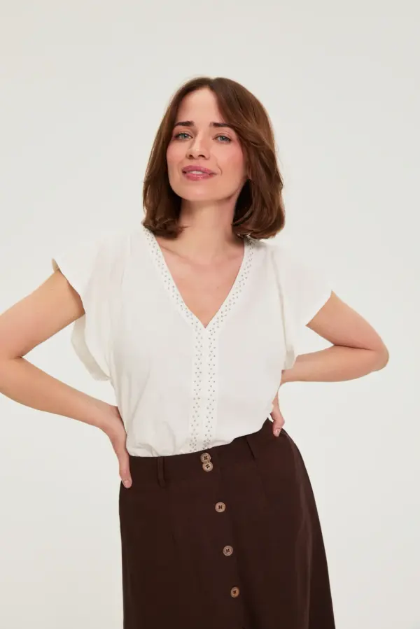 Marisse Ženska majica Marisse Off White