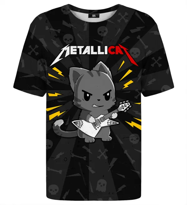 Mr. GUGU & Miss GO Ženska majica Mr. GUGU & Miss GO Metallicat