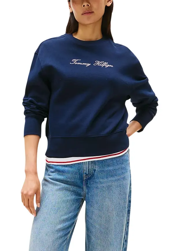 Tommy Hilfiger Ženska majica s kapuljačom Tommy Hilfiger