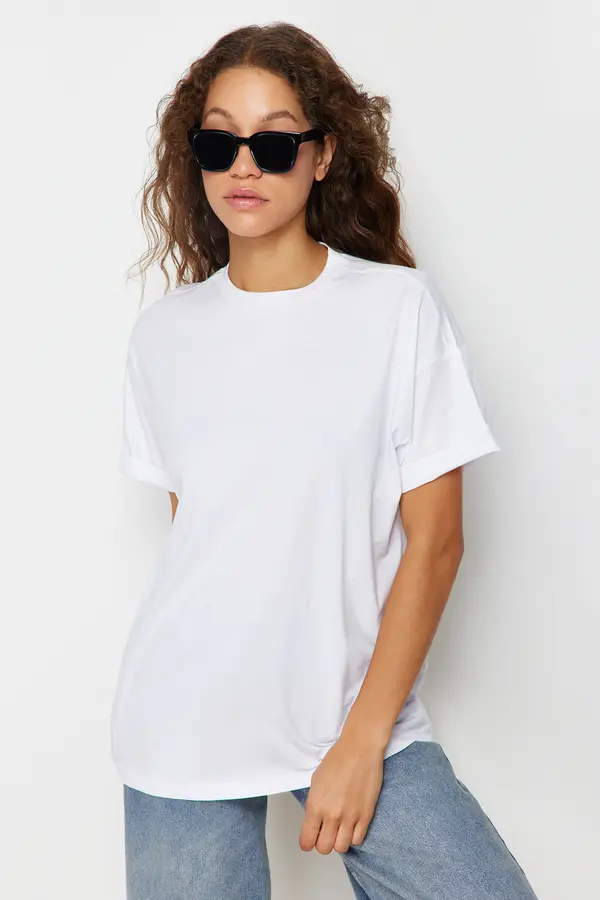 Trendyol Ženska majica Trendyol Boyfriend