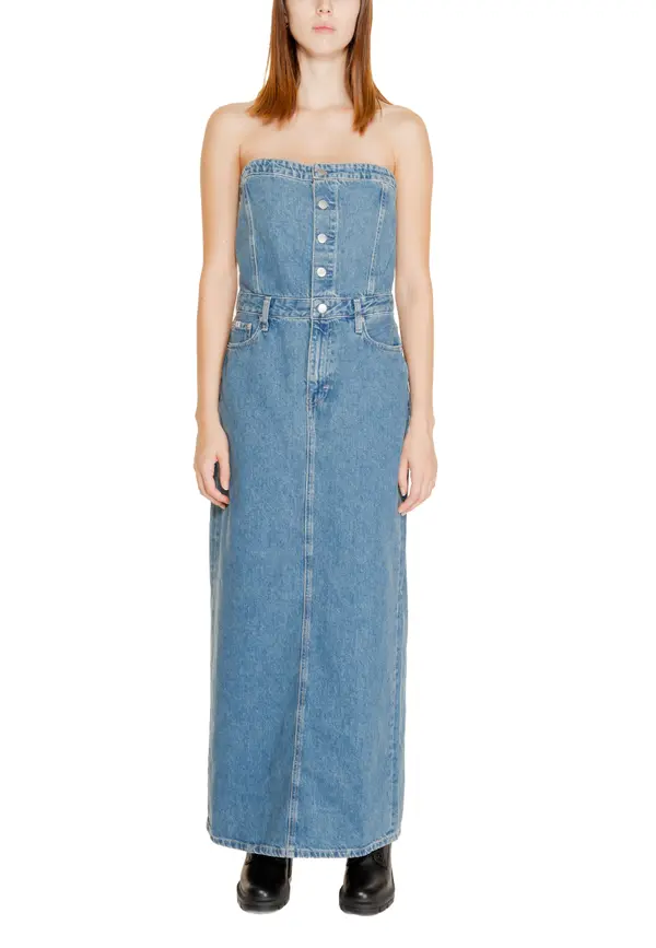 Calvin Klein Ženska maxi haljina Calvin Klein Jeans