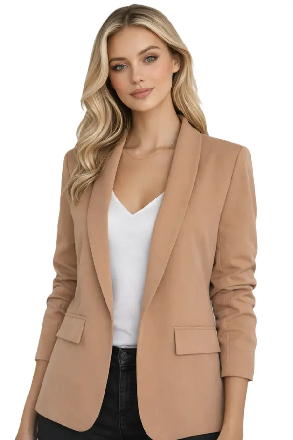 FASHION Ženska modna jakna - devlja boja