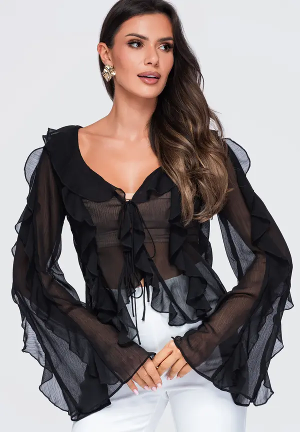 Ombre Ženska ombre bluza širokog kroja