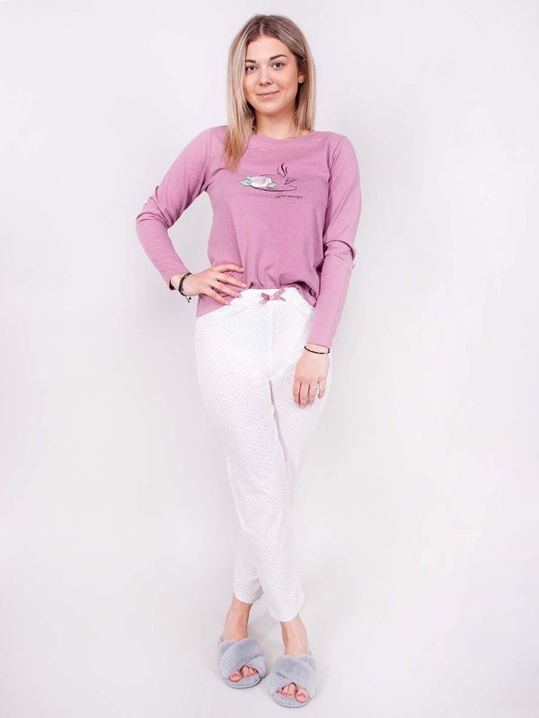 Yoclub Ženska pidžama set Yoclub Yoclub_Pyjamas_PID-0005K-AA00_Purple