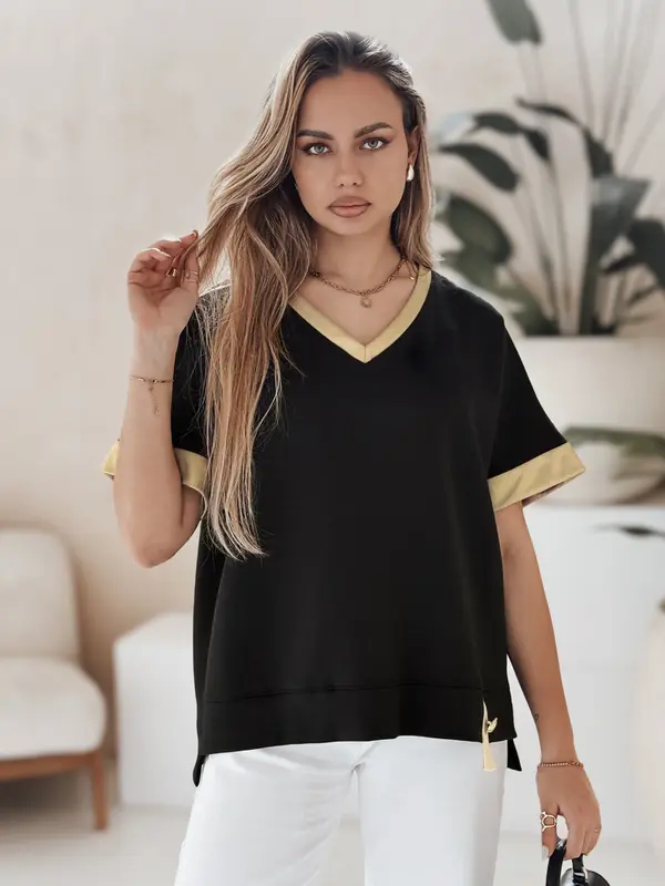 DStreet Ženska predimenzionirana bluza SHINE LOVE
