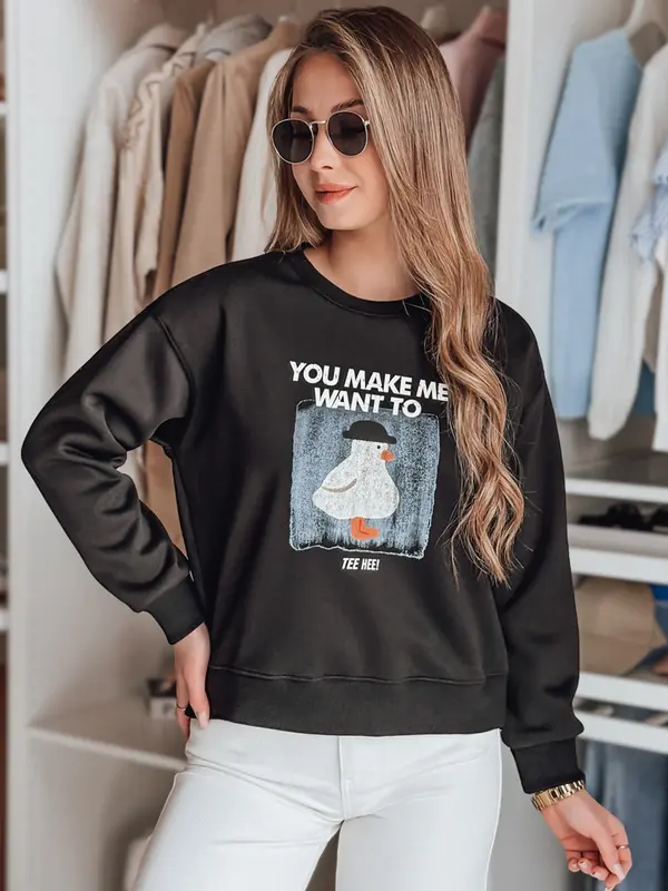 DStreet Ženska predimenzionirana majica s GOOSHY printom