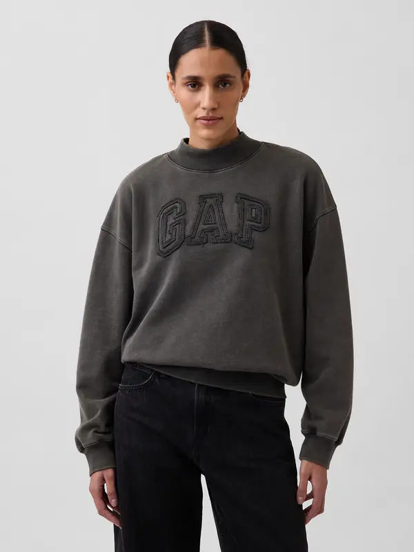 GAP Ženska prevelika majica s kapuljačom i GAP logotipom