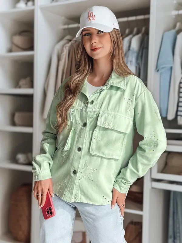 DStreet Ženska prijelazna jakna sa zvijezdama