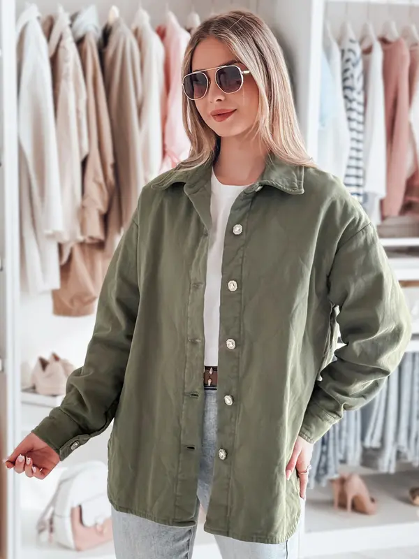 DStreet Ženska prijelazna oversize jakna KOSMOJACK kaki