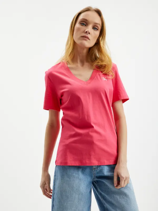 Calvin Klein Ženska roza majica kratkih rukava marke Calvin Klein Jeans