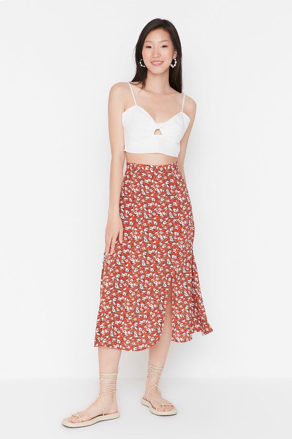 Trendyol Ženska suknja Trendyol Floral Patterned